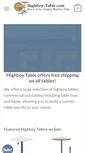 Mobile Screenshot of highboy-table.com